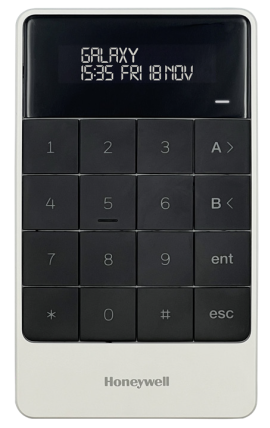 GALAXY&reg; MK9 KEYPAD (CP060-01) with integrated proximity reader
