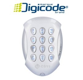 GALEOBT, Stylish backlit keypad with Bluetooth option, silver 