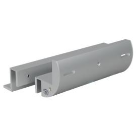 GD600ZL-AB, Glass door U bracket to work with the ML600 range of maglocks - Clamps to glass