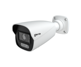 Genie, CADIP4NBVAF, 4MP H.265 IP Full Colour Bullet Camera 2.8-12mm Auto-Focus Active Deterrent / Audio / Alarms / SD Card Slot - NDAA Compliant