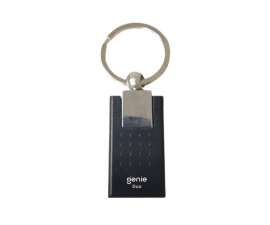 Genie, FOB-DUO, Dual Frequency Plastic Proximity Key Fob - Black - 125KHz + 13.56MHz