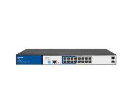 Genie, IP16GESP2, 16 Port Gigabit Layer 2 Managed, 16 Port PoE Switch - NDAA Compliant