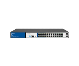 Genie, IP24GESP2, 24 Port Gigabit Layer 2 Managed, 24 Port PoE Switch - NDAA Compliant