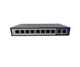 Genie, IP8GESP2, 10 Port Gigibit AI 8 Port PoE Switch, Four working modes - AI VLAN, AI CCTV Video Monitoring, AI Power and AI QoS