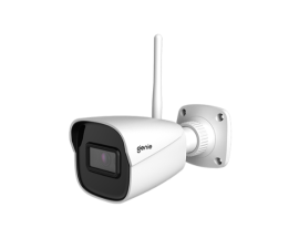 Genie, PWIPNW4B, 4MP H.265 IP IR Bullet Wi-Fi Camera with 2.8mm Lens NDAA Compliant - White