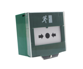 Genie, RCP-2PL, Surface Green Resettable Call Point - Double Pole