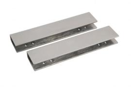 Glass door bracket to work with the MSL2600 range of Shearlocks. - Size 207(L) x 46 (W) x 20 (D). Suitable for Doors from 10 to 14mm.  All sizes mm