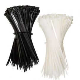 HAY-300CT-BK, 300mm x 4.8mm Nylon Cable Ties 100 Pack -  Colour Black