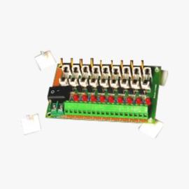 HAY-9WFUSEPCB, TWIN OPTION 9 WAY FUSED DIST BOARD. PTC FUSE OR GLASS FUSE