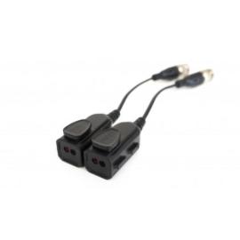 HAY-HDVB01POC-PT, HD POC PIGTAIL VIDEO BALUN C/W SURGE PROTECT TRANSMITTER AND RECEIVER PK