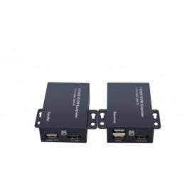 HAY-KVM60, 60m Cat6, 40m Cat5 HDMI KVM Over Ethernet Extender