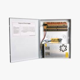 HAY-PSU1612-20A, 16 Way Boxed PSU 20AMP PTC Fuses Surge Protected