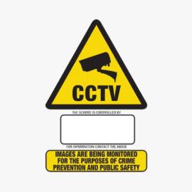 HAY-WSA5, A5 CCTV WARNING SIGN