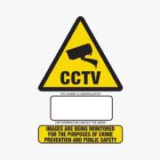 HAY-WSA5, A5 CCTV WARNING SIGN gallery thumbnail