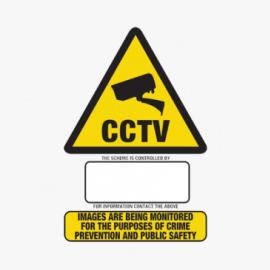 HAY-WSA5-V2, A5 CCTV WARNING SIGN VIDEO & AUDIO