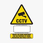 HAY-WSA5-V2, A5 CCTV WARNING SIGN VIDEO & AUDIO gallery thumbnail