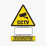 HAY-WSA5-V2 STICKER, A5 CCTV WINDOW STICKER VIDEO & AUDIO gallery thumbnail