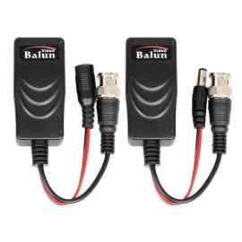 HDBALUNVP, 1 Channel Video & Power Balun Twin Pack for use with Analogue HD CCTV Systems