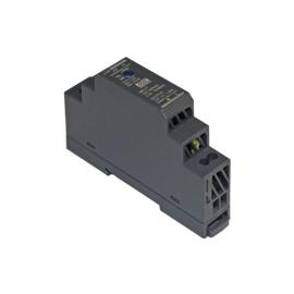 HDR15-12, Switched mode 1.25A 12Vdc DIN mount power supply