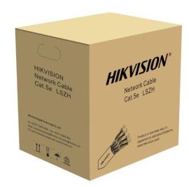 Hikvision (DS-1LN5EUSL5(O-STD)/White 305m) U/UTP LSZH Cat 5E CPR-eca