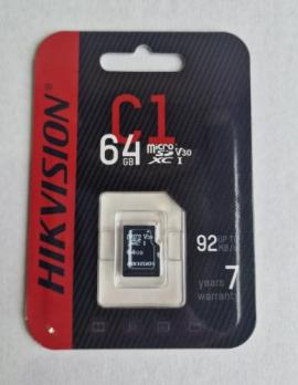 HS-TF-C1(STD)/64G/ZAZ01X00/OD, C1 Series Micro SD (TF) Card - 64G