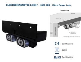 HSM-600DB, Double high security maglock with adjustable bracket 2 x 680kg