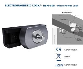 HSM-600SB, Single high security maglock with adjustable bracket 680kg