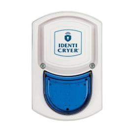 IC3/A/W/0/S, Identi-Cryer Plus White - No Beacon (S/B)