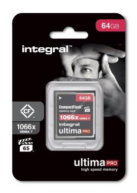 INCF64G1066X, 64GB ULTIMAPRO COMPACTFLASH 1066X