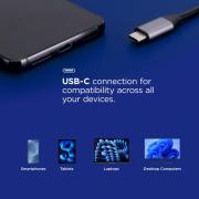 INCRSDMSD3-0-UHSII-CW, DUAL SLOT UHS-II SD & UHS-I MICRO SD USB C 3.2 GEN-1 MEMORY CARD READER gallery thumbnail