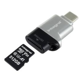 INCRUSB3.0CMSD, Integral USB3.0 CARDREADER TYPE C SINGLE SLOT MSD 