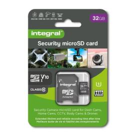 INMSDH32G10-SEC, 32GB MICROSDHC/XC CLASS 10 UHS-I U3 HIGH ENDURANCE