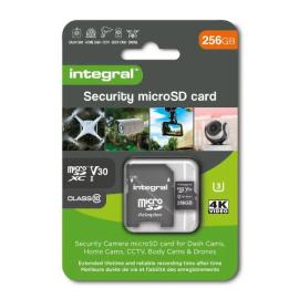 INMSDX256G10-SEC, 256GB MICROSDHC/XC CLASS 10 UHS-I U3 HIGH ENDURANCE