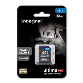 INSDH16G10-80U1, 16GB ULTIMAPRO SDHC/XC 80MB UHS-I U1