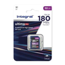 INSDH32G-180V30V2, 32GB HIGH SPEED 180MB/S  SDHC V30 UHS-1 U3