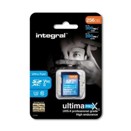 INSDX256G-300/280U2, 256GB ULTIMAPRO X2 SDXC 300/280MB UHS-II V90