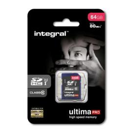 INSDX64G10-80U1, 64GB ULTIMAPRO SDHC/XC 80MB UHS-I U1
