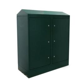 IP-2X18U6560-0-GRN, 36U x 1200 W x 600 D IP55 Outdoor Cabinet RAL6005 (Non-Ventilated)