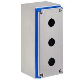 IP-HPB3, 304 Stainless Steel Pushbutton Enclosure 3 Hole IP69K