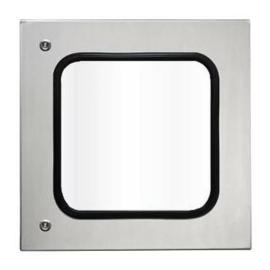 IP-SS6060WINDOOR, 316 Stainless Steel Transparent Door 600H x 600W IP66