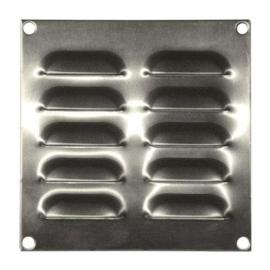 IP-SSLV130130, 316 Stainless Steel Louvre Vent 130H x 130W