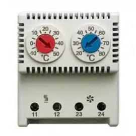 IP-THD1, Double Thermostat for Fan & Heater NC NO, -10/+50 +20/+80?C