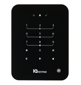 IQKP-PRX-868-BLK, IQ Keypad, w/ Proximity Reader plus 4 Key Tags, Black, PowerG 868 MHz