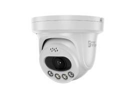 IR-V-C8T-200Z, IR Video Pro 8MP Smart Guard VF Flateye Turret Camera, 50m IR, 40m LED, IP66, 3.6-11mm