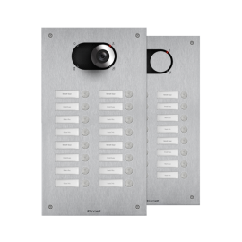 IX0216, SWITCH FRONT PLATE WITH 16 BUTTONS - 2 COLUMNS