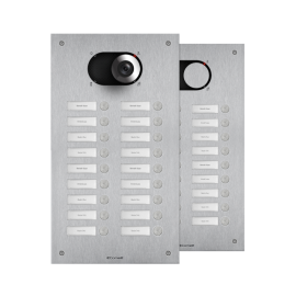 IX0218, SWITCH FRONT PLATE WITH 18 BUTTONS - 2 COLUMNS