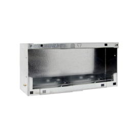 IX9158, FLUSH-MOUNTED BOX FOR FRONT PLATE W/ACCESS. 3 COL.