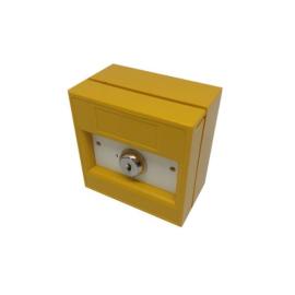 KAC, (K20SYS-11), Manual call point with switch 2 position, non trapped key,Yellow