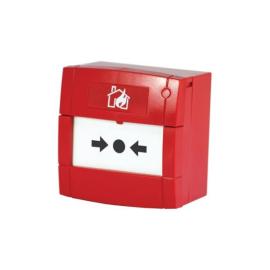 KAC, (M1A-R680SG-STCK-01), Manual call point, glass element, 680 Ohm resistor, red, house flame