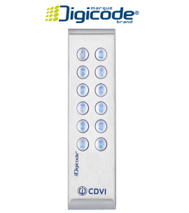 KCINBT, Stainless steel backlit keypad with remote electronics